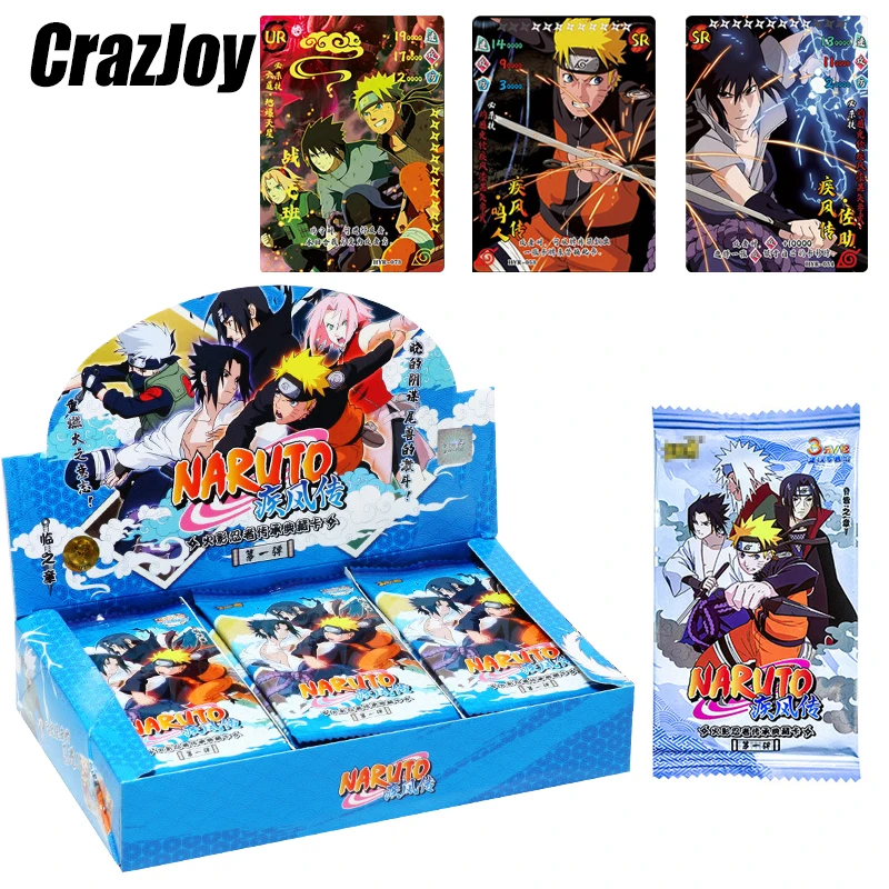 Лидер продаж коллекционная японская карточка из аниме narutoe коробка для игры