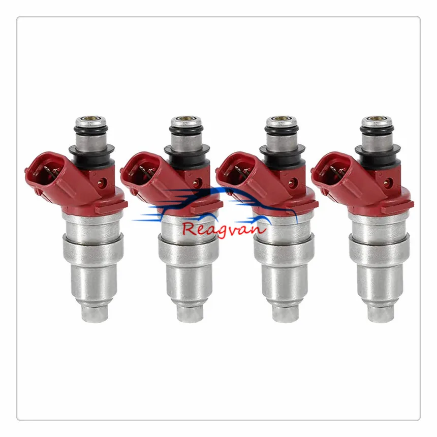 

4PCS 23250-74130 23209-74130 Fuel Injector For Toyota 4SFE Engine