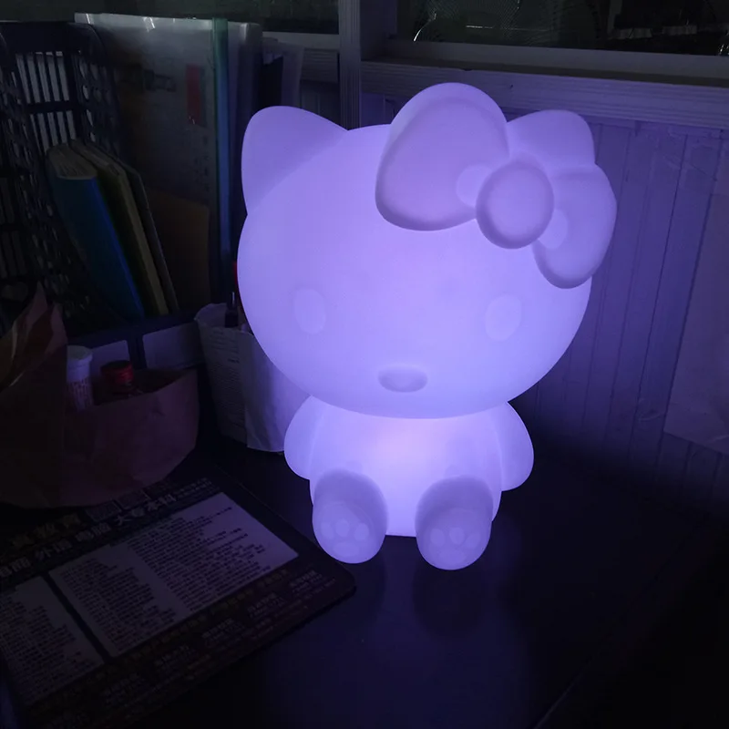Светодиодная настольная лампа Hello Kitty 16 цветов меняющая цвет светодиодная ПЭ