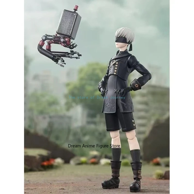 Фото В наличии оригинальная подвижная фигурка Bandai SHF NieR Automata 9S Yurha (анимированная версия) №3