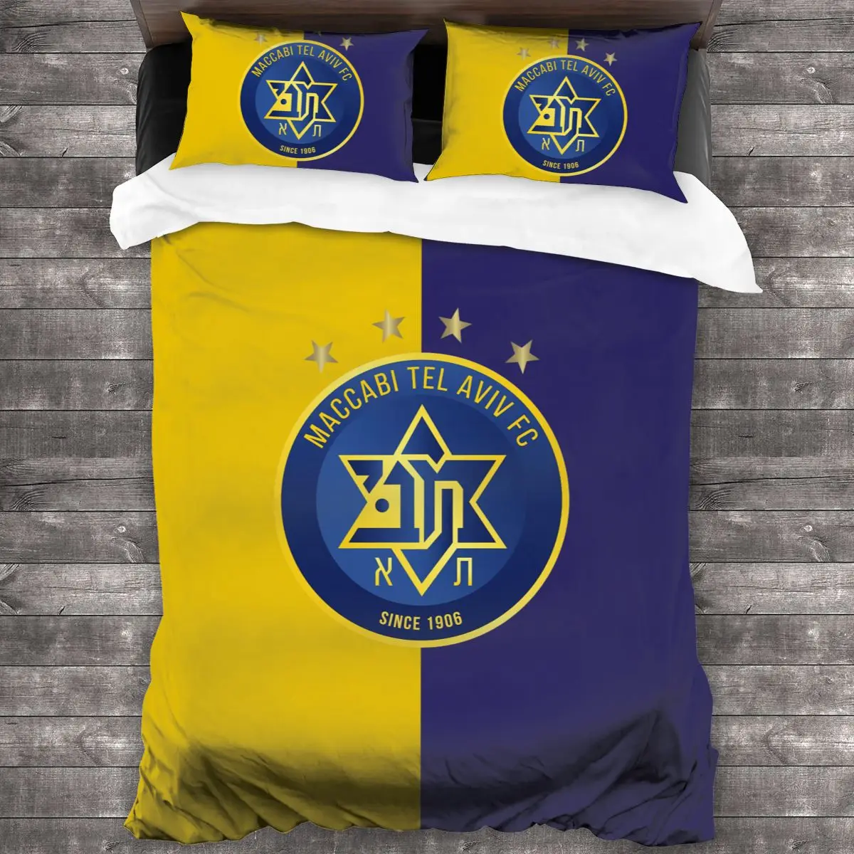 

Israel Maccabi Tel Aviv Fc Bedding Set Duvet Cover Pillowcases Comforter Bedding Sets Bedclothes duvetcover set