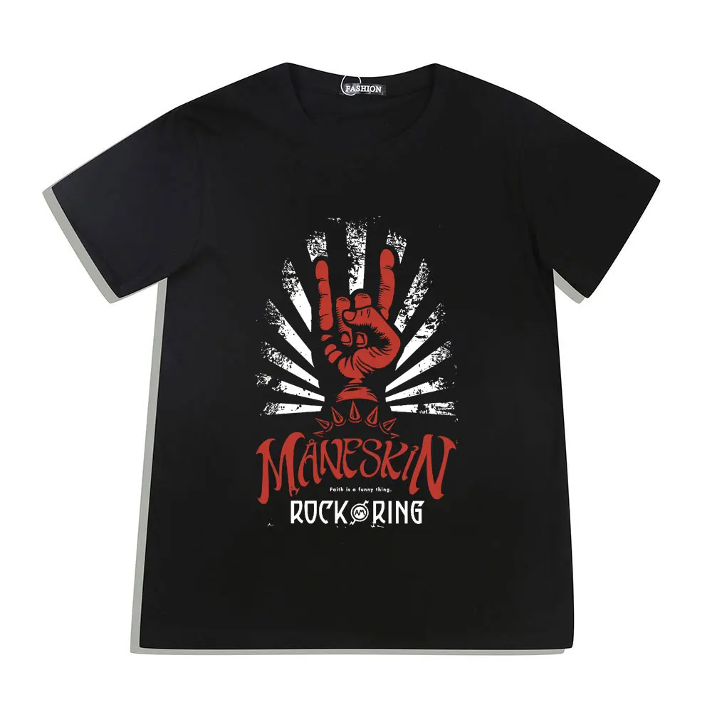 

Maneskin Best Rock Am Ring T-shirt Italian Rock Band Graphic Vintage T Shirt Summer Fashion Hip Hop Oversized T-shirt Streetwear