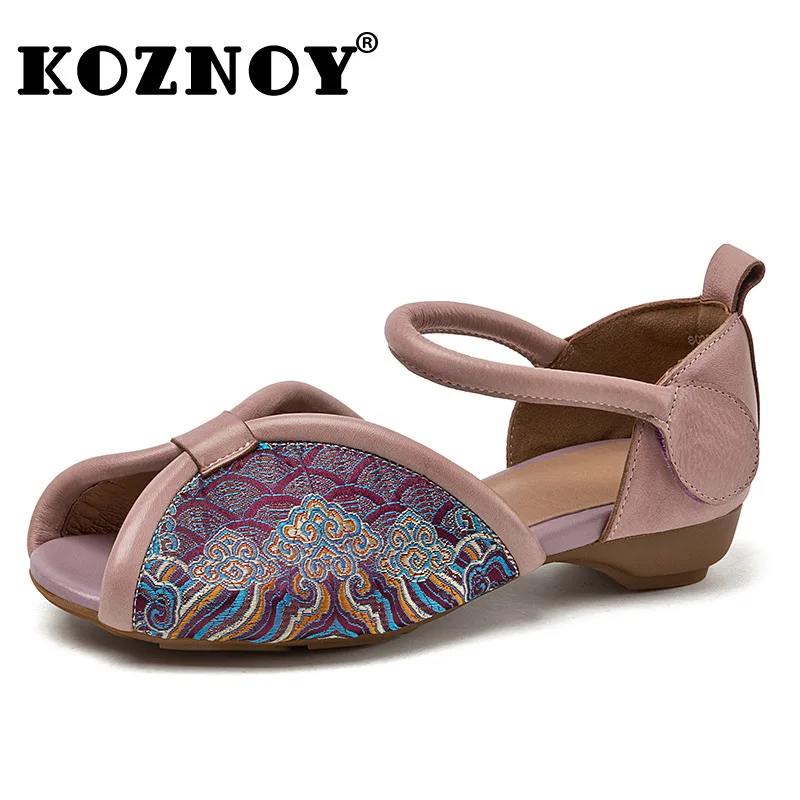 Босоножки женские из натуральной воловьей кожи на платформе 2 5 см