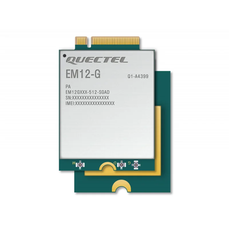 Quectel EM12-G Cat-12 LTE-A Pro module 600Mbps downlink and 150Mbps uplink peak data rates EM12GPA-512-SGAD EM12 enlarge
