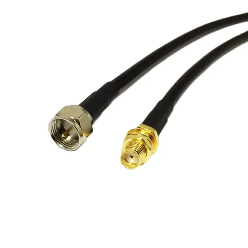SMA Female Switch F Type Male RF Pigtail Cable Adapter RG58 50CM/100CM Wholesale NEW