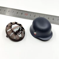 did d80147 scale 16 wwii captain general army force officer head caps hat helmet with medal model can for 12inch figure