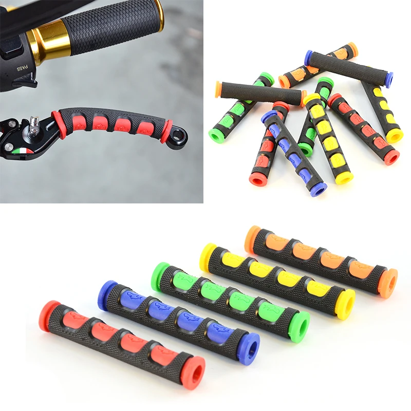 

2Pcs Motorcycle Bicycle Motocross Handlebar Anti-Slip Brake Handle Silicone Sleeve for Yamaha FZ6 FZ9 FZ1 FAZER MT07 MT09 XJ6 R1