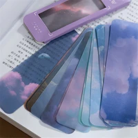 20pcspack night sky series bookmarks stationery sulfuric acid paper notebook index papers journal planner decorations