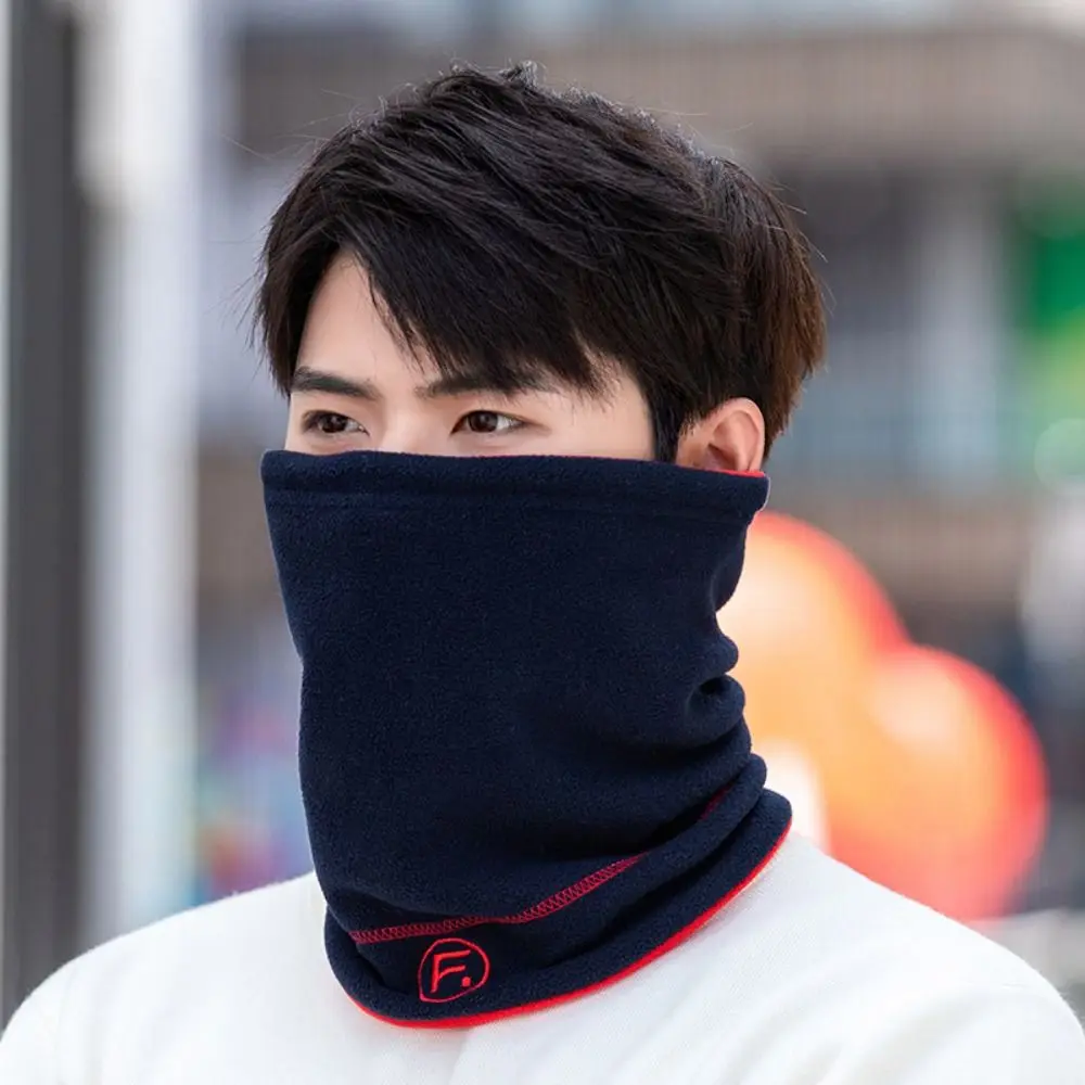 

Winter Warm Cycling Headgear Bib Polar Fleece Neck Tube Ear Warmer Fishing Skating Running Sport Scarf For Camping Hiking