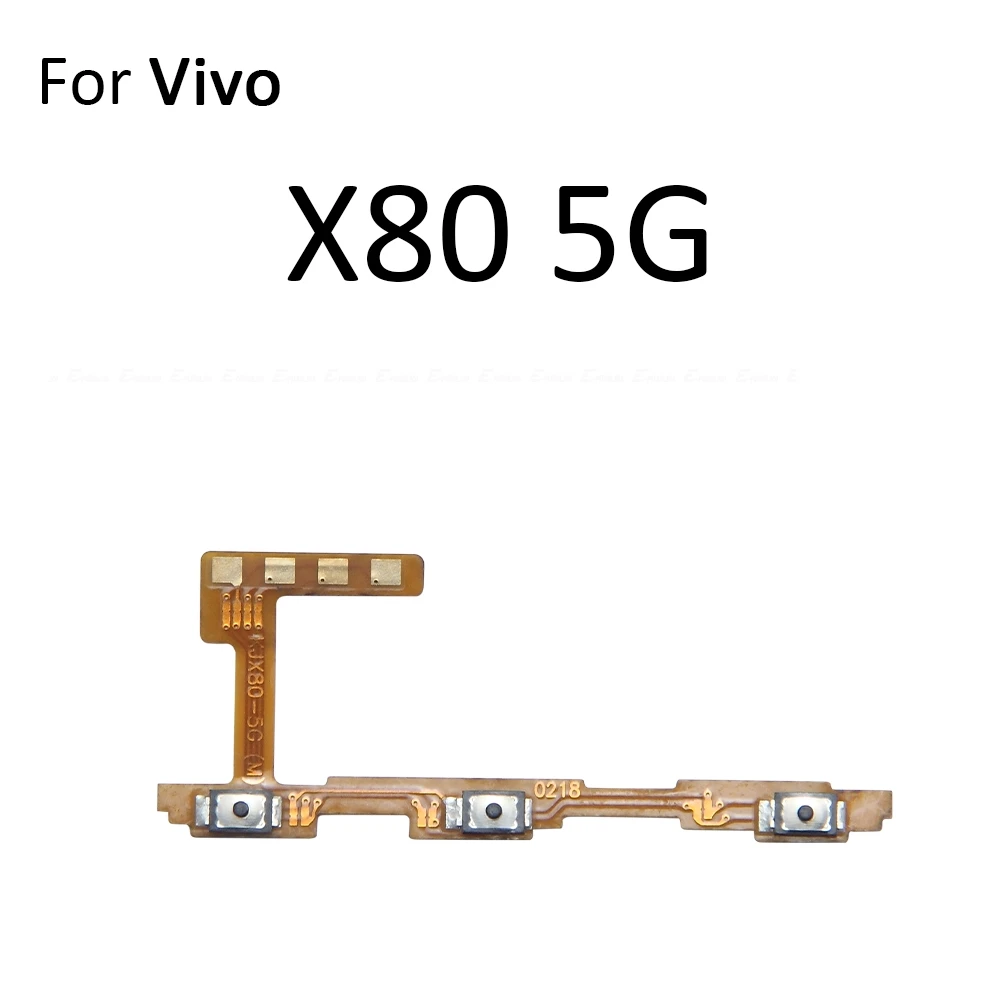 Кнопка включениявыключения питания, гибкий шлейф для Vivo X90 X90s X80 X70 X60 X60t Pro Plus Lite 5G, кнопки отключения звука и регулировки громкости, запчасти (art.: 3920dabfec64a) - 3920dabfec64a