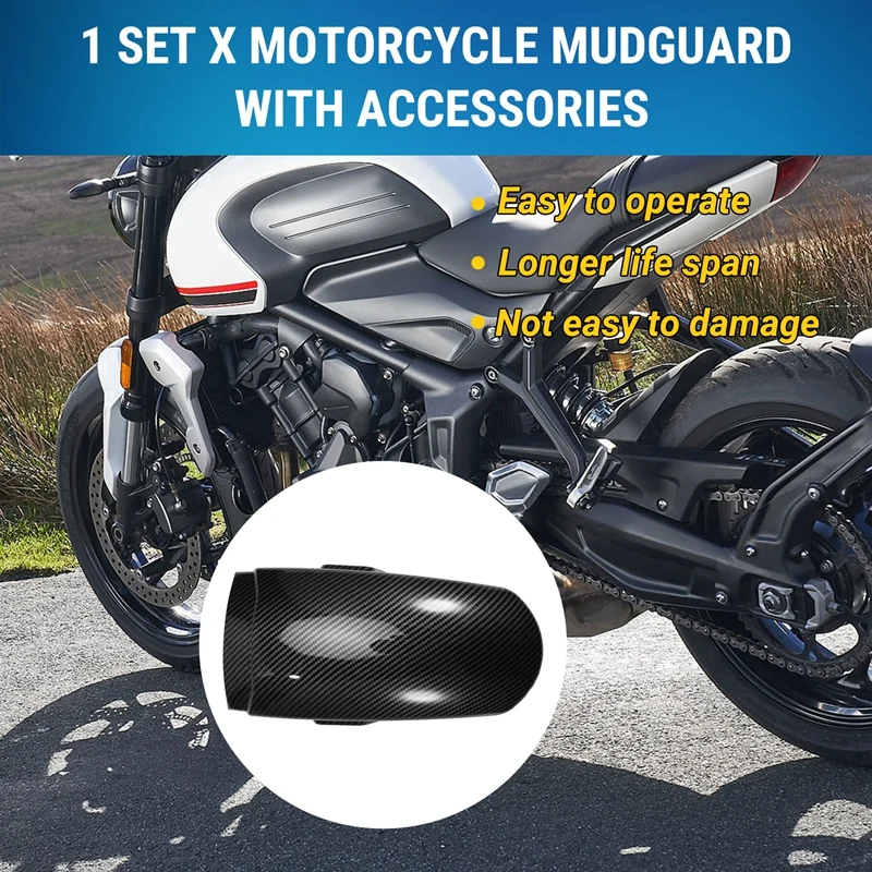 Motorcycle Accessories Front Wheel Fender Splash Guard Extended Mudguard Cover For Trident 660 2021-2024