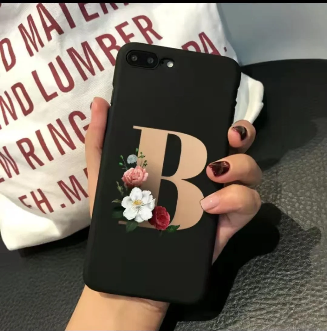 

FOR Creative Letter Black Frosted Soft Shell For IPhone11 Phone Shell Apple Protective Cover
