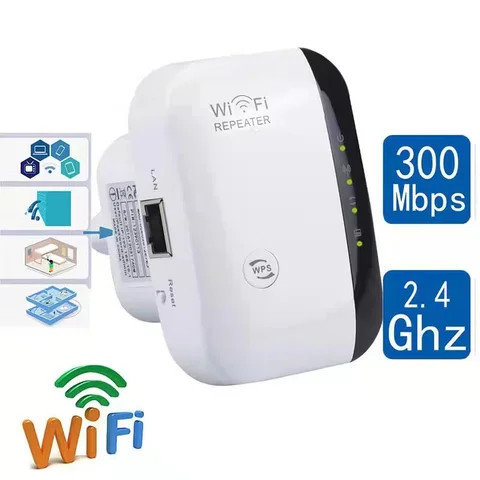 Беспроводной Wi-fi репитер 300 Мбит/с 802.11N/B/G