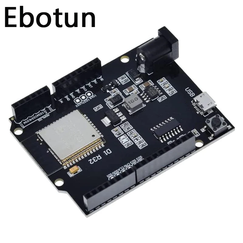 ESP32 для Wemos D1 Mini R32 ESP-32 CH340G WiFi Беспроводная Bluetooth макетная плата 4 Мб Flash с Micro USB adruino