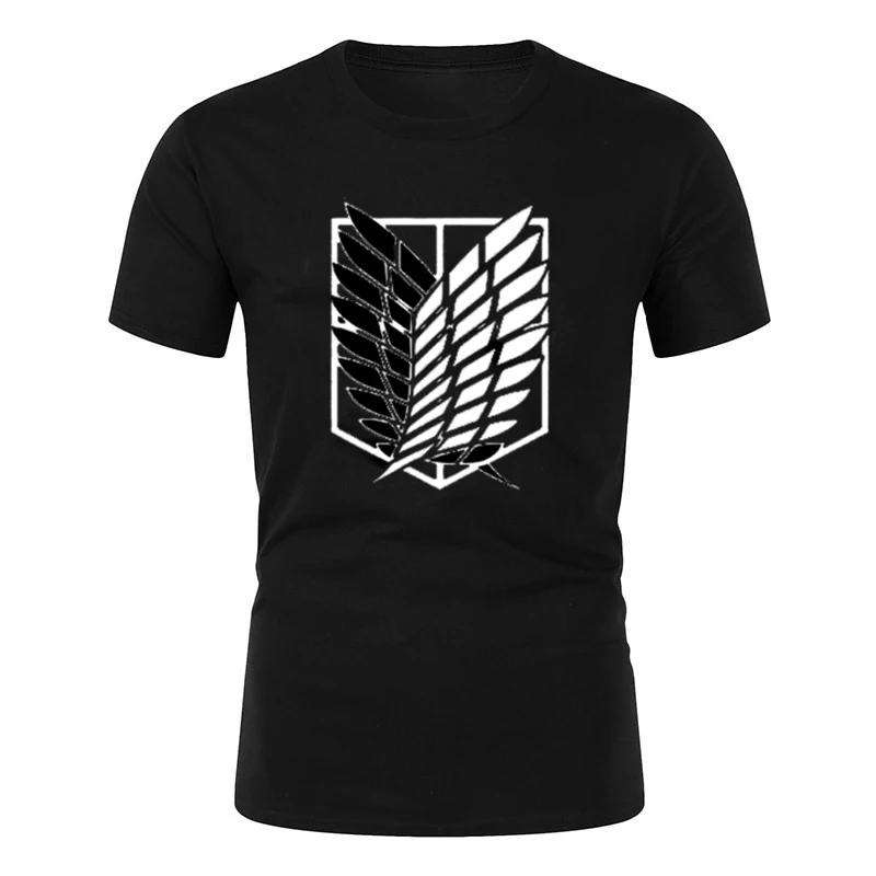 

2022 Attack on Titan Oversized Print T-shirt Manga Harajuku Clothes Fnaf Anime Graphic T-shirt Funko Summer Top