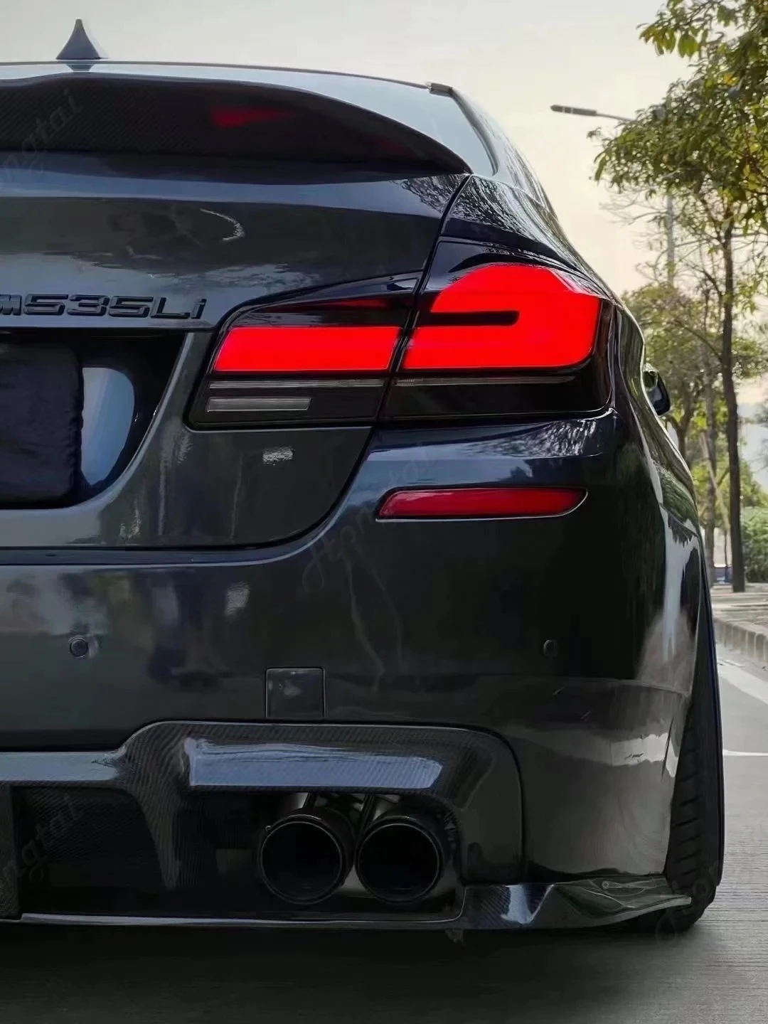 Пара задних фонарей в сборе светодиодный динамический для BMW 5 серии 2011-2017 520i 530i 535i