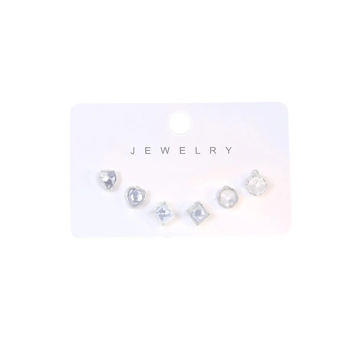 Нежные серебряные иглы элегантные серьги-кольца с бриллиантами для женщин