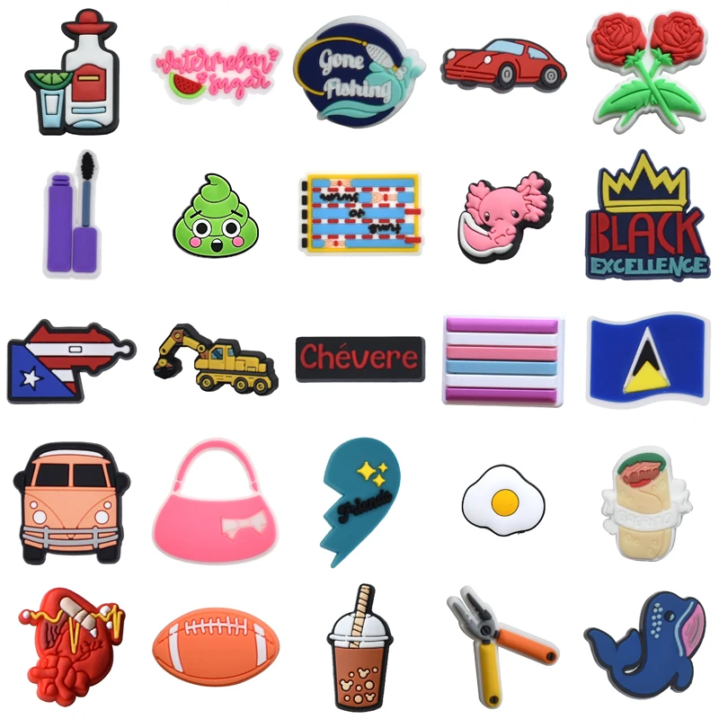 

Boy Gifts Decorations for Crocs Para Pins Shoes Accessories Packs Girl Men Set Jeans Shoe Charms Wholesale Bulk Kids Women Charm