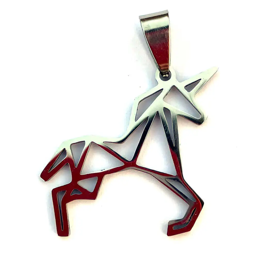 

Stainless Steel Unicorn Necklace Pendant Charm