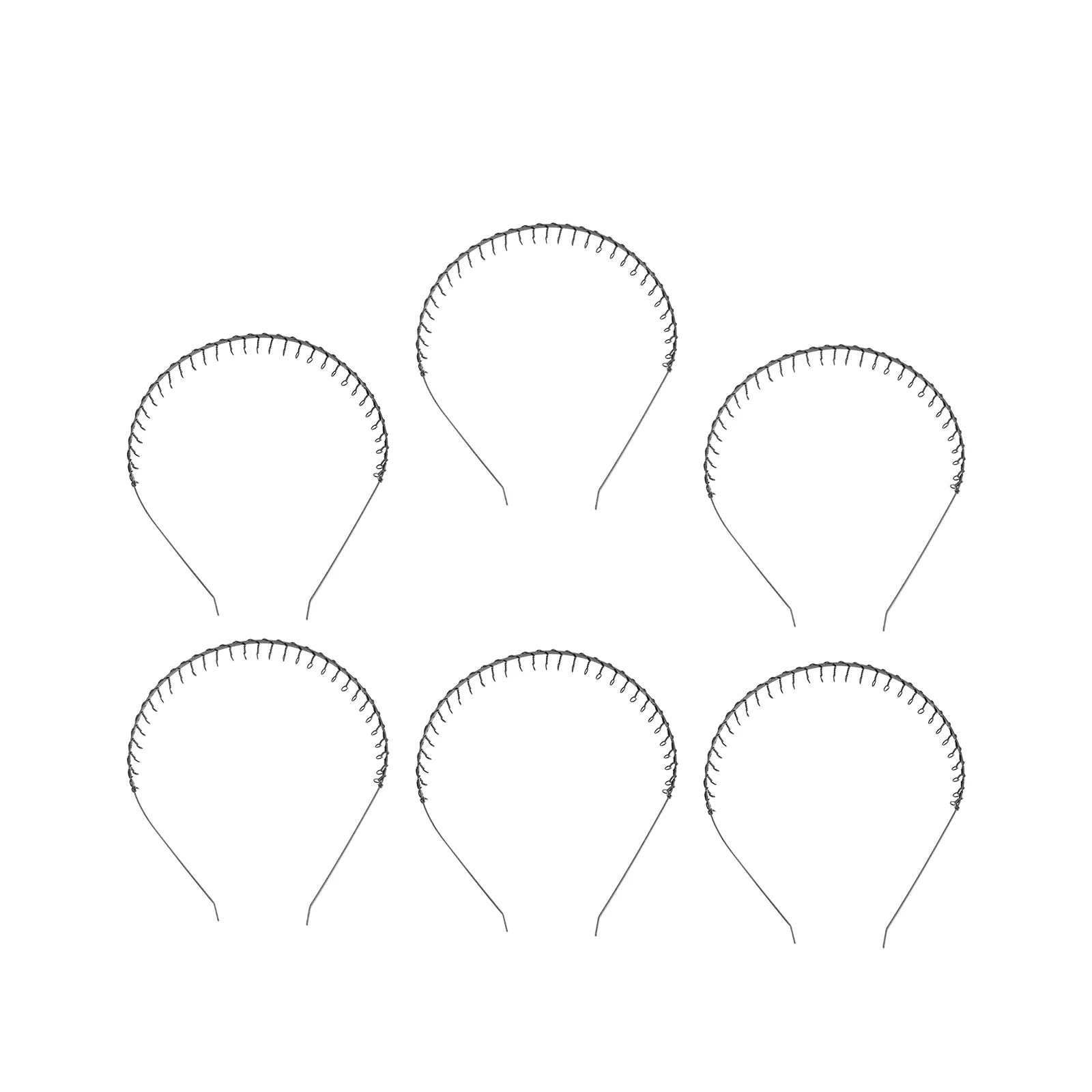 

Hair Hoop Wavy Band Men Headbandshort Braid Metal Yoga Running Shower Bath Makeup Wave Accessory Pigtailmens Fashion
