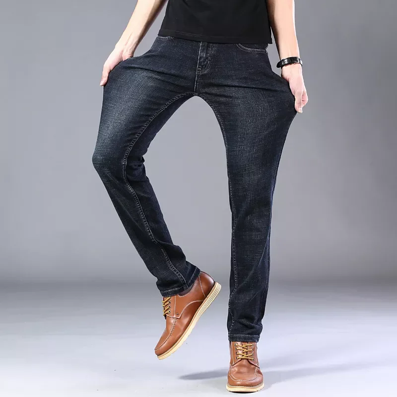 NEW More Colors Jeans Pants Men Exclusive Design Casual Denim Jeans Men Straight Slim Stretch Men Jeans Vaqueros Hombre