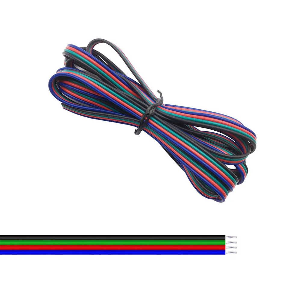 

Светодиодная лента светильник Ной кабель 22AWG 2Pin/3Pin/4Pin/5Pin/6pin EIectric, Удлинительный кабель для WS2812B WS2811 5050 2835