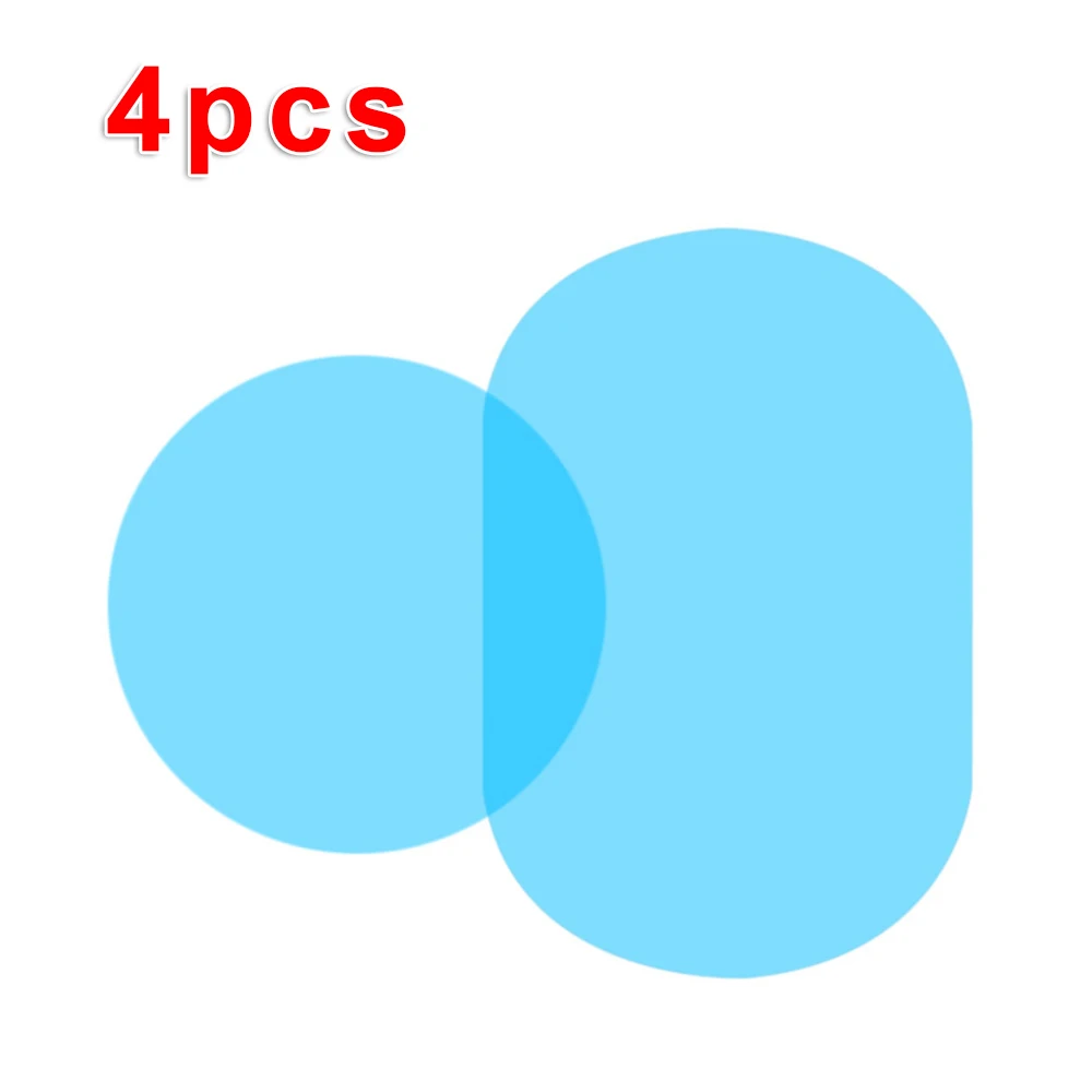 

Protector Mirror Protection Film Rainproof Round + Oval Waterproof Anti-Fog Anti-Glare Car Rearview