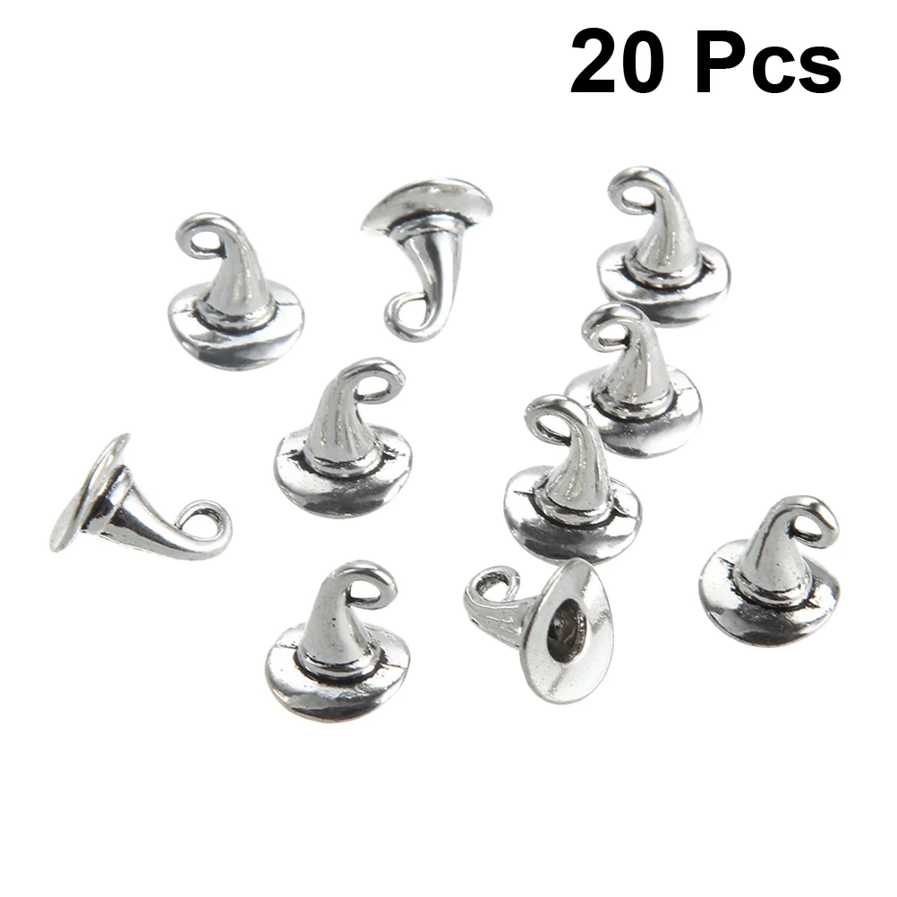 20 PCS Vintage Earrings Craft Supplies Charm Pendant Jewelry Making Pendants DIY Charms Alloy