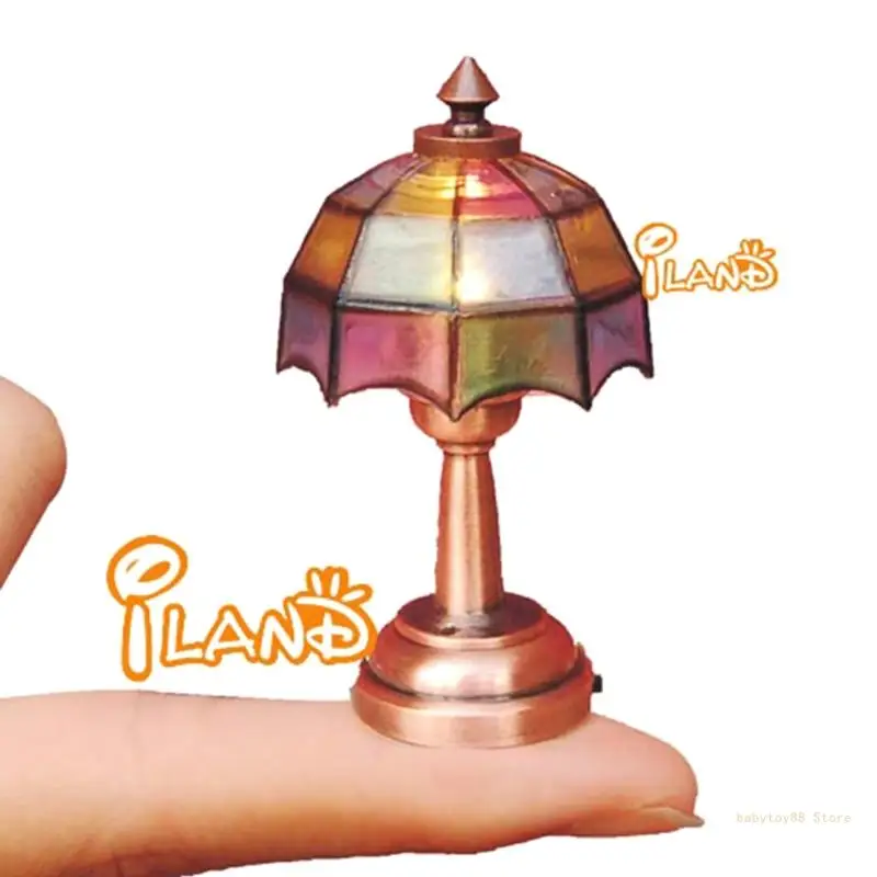 Y4UD 1 89 дюйма мини-кукольный декор лампа для девочек декоративные украшения