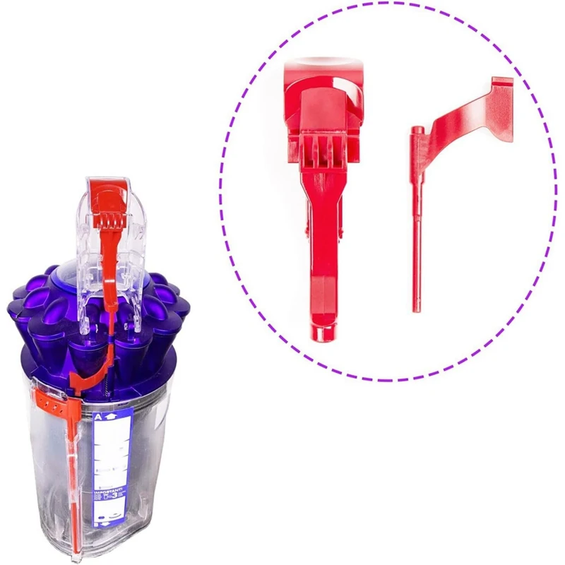 

For Dyson DC41 DC43 DC55 DC65 Vacuum Cleaner Parts Cyclone Canister Release Red Clip Latch Buckle Accessories Kit