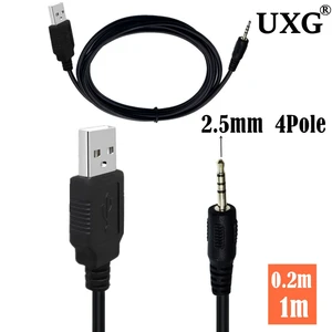 1Pc 2.5mm New USB Charger Power Cable Cord for Synchros E40BT/E50BT Headphone J56BT S400BT S700 Easy To Use Durable CE1789