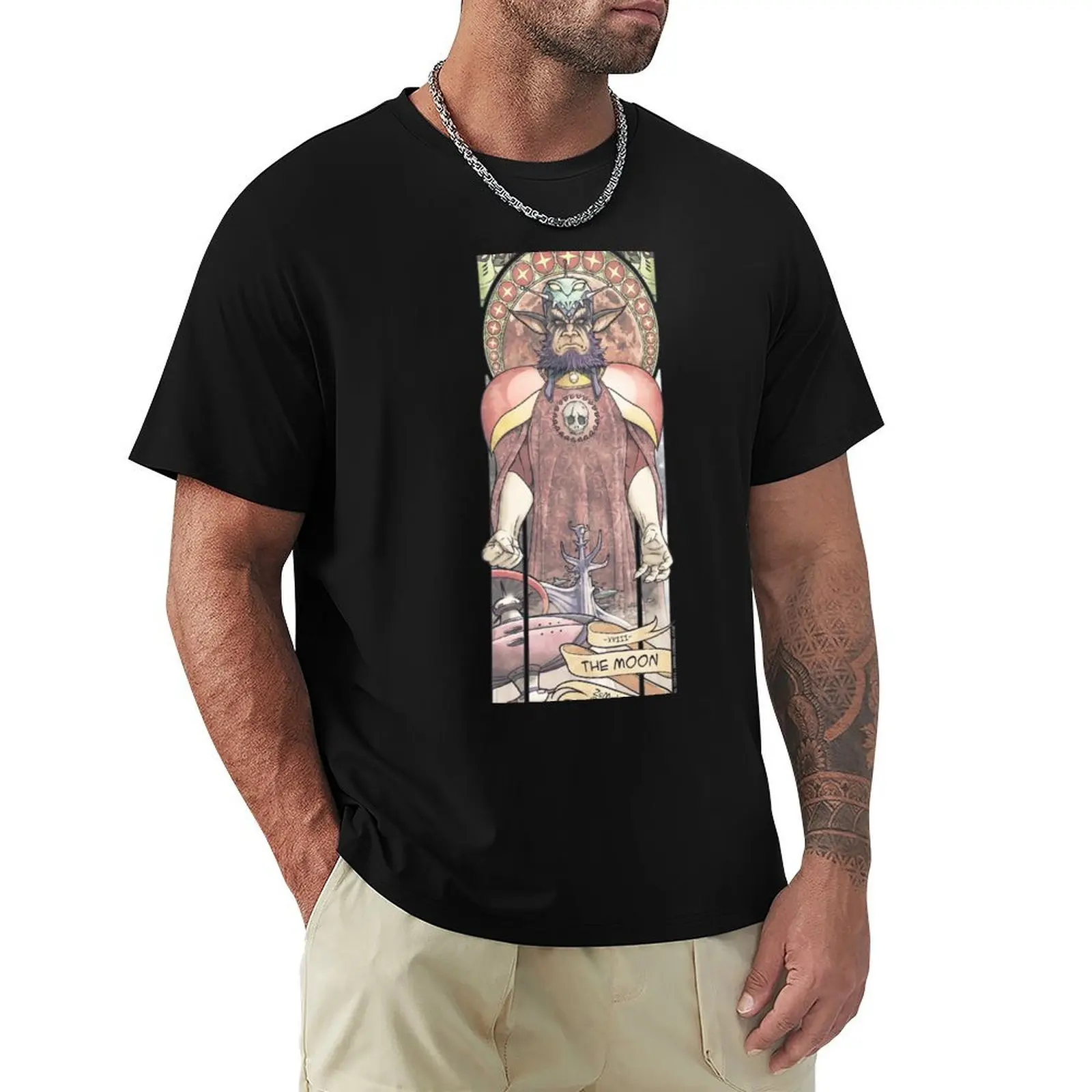 Фото XVIII - ЛУНА (ZeMiaL) Футболка с ретро-графическим принтом №1