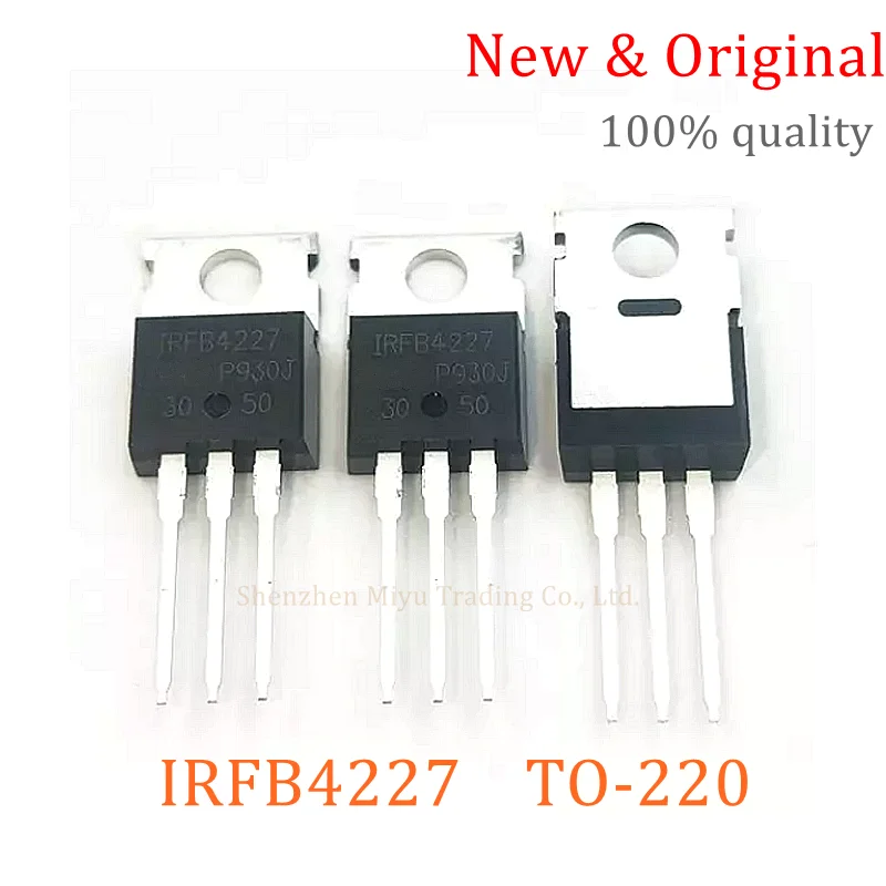 

10PCS Original New IRFB4227PBF IRFB4227 FB4227 TO-220 N-channel 200V 65A High Power MOS Field Effect Tube MOSFET Transistor