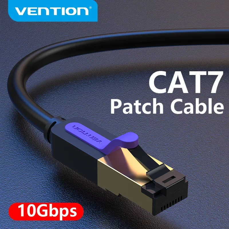 

Vention Ethernet Cable RJ 45 Cat7 Lan Cable STP RJ45 Network Cable for Cat6 Compatible Patch Cord for Router Cat7 Ethernet Cable