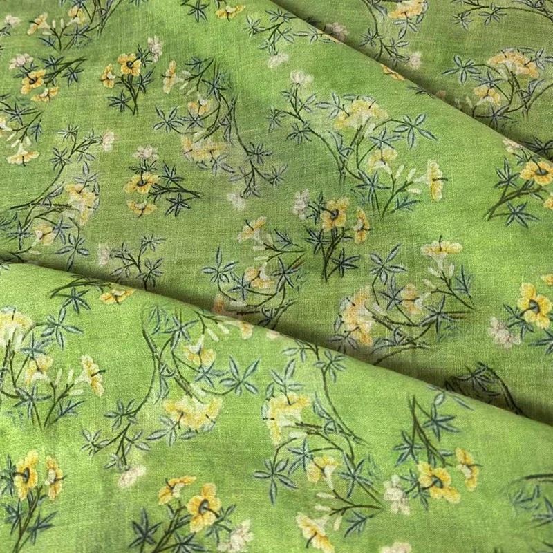 Китайская классическая ткань женское платье-Ципао льняная для льна чистый цвет