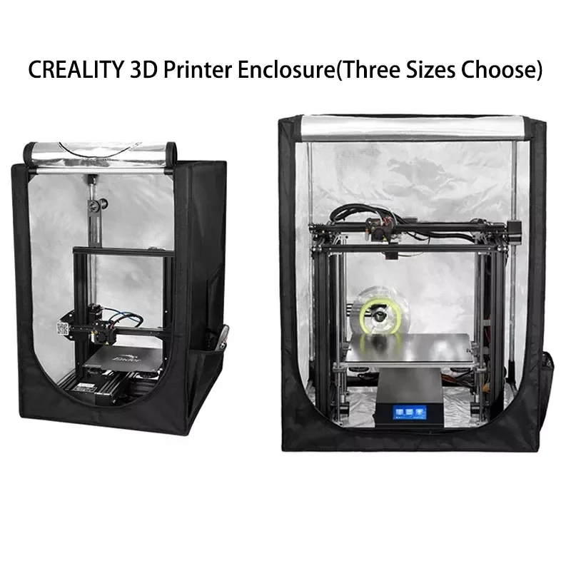 

Многофункциональный корпус для 3D-принтера CREALITY, три размера, алюминиевая фольга с защитой от рамы, быстрая и простая установка