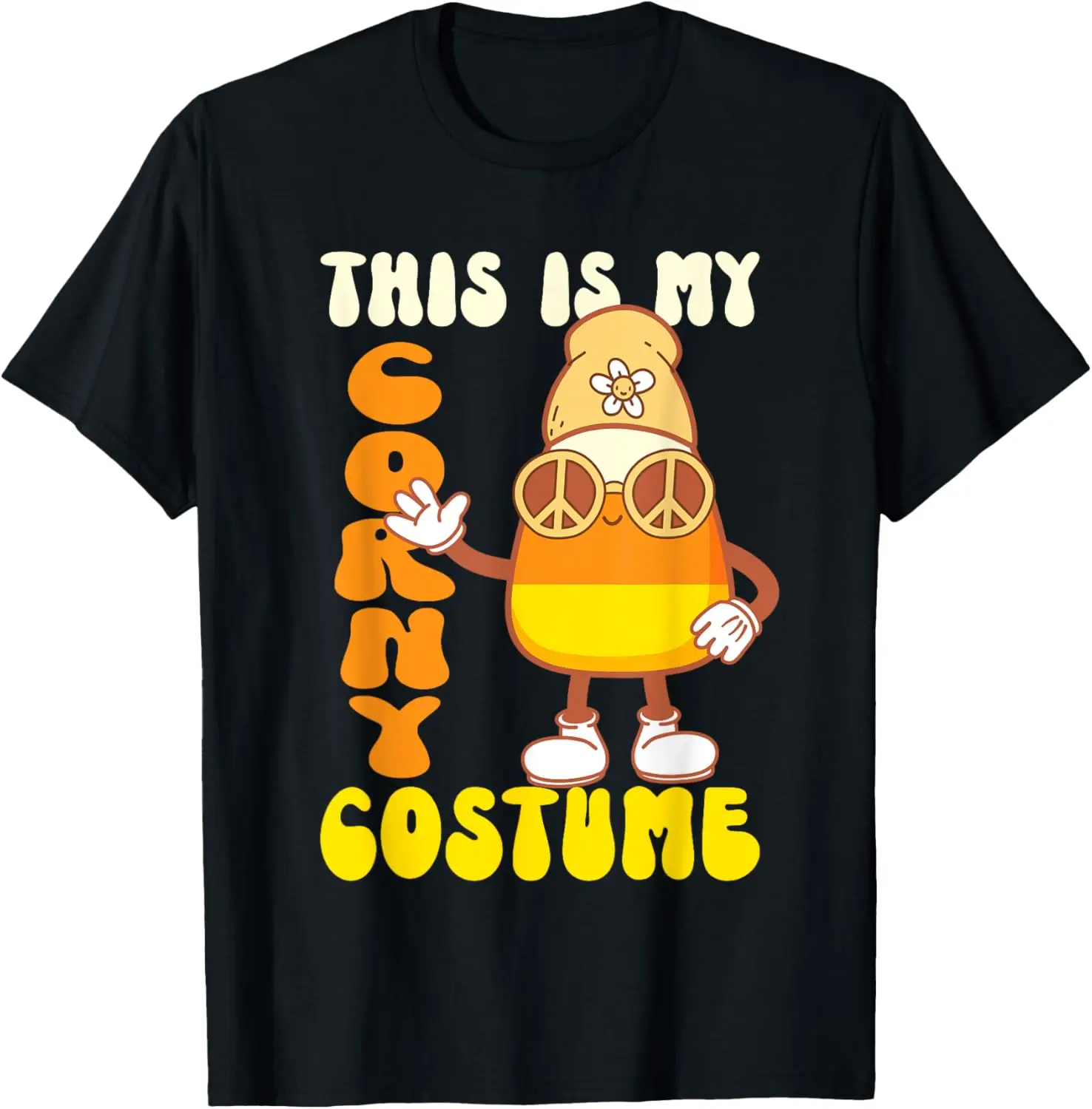 Halloween Candy Corn This Is My Corny Costume T-Shirt