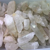 natural white crystal raw stone single apex energy column mineral pendant purification and degaussing crystal cluster large part
