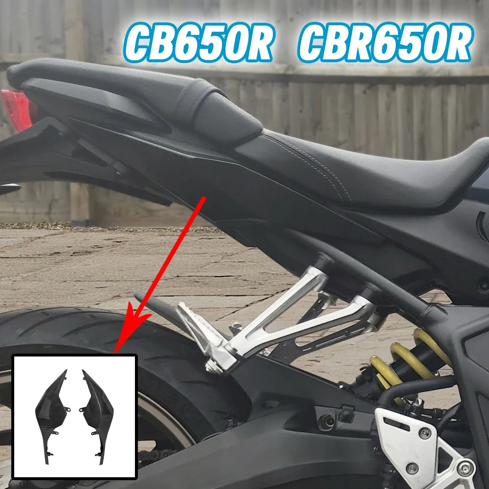 cb650r Motorcycle Rear Seat Side Panel Cover Cowl Fairing For Honda CB650R CBR650R 2019 2020 CB CBR 650R Tailstock Carbon Fiber