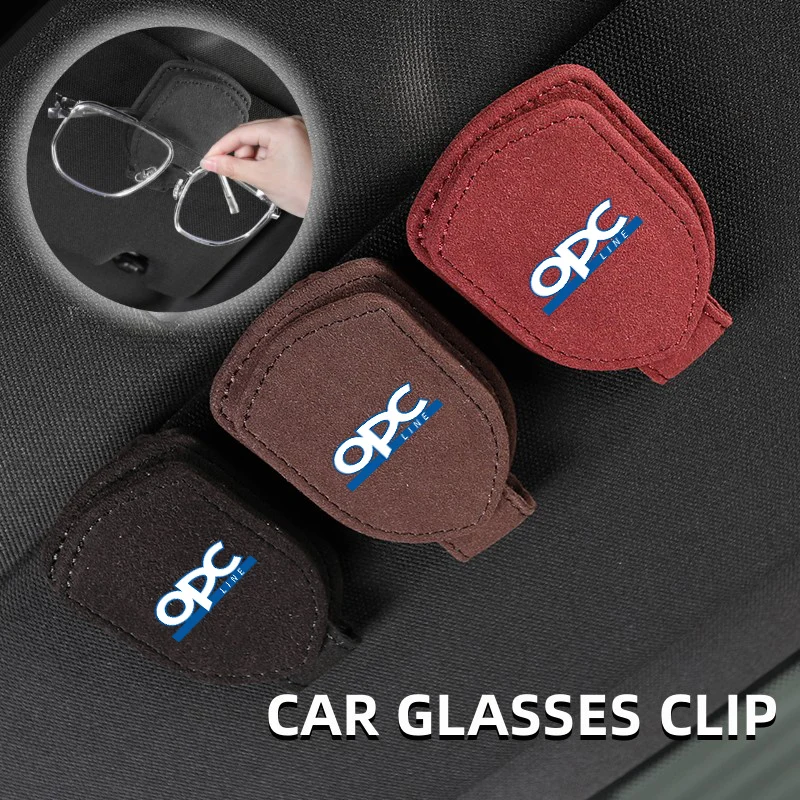 

Car Eyeglass Holder Sun Visor Glasses Storage Clip For Opel Opc Astra Insignia Zafira Corsa Mokka Vectra