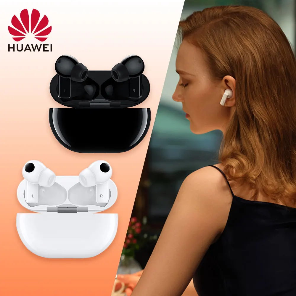 

Оригинальные наушники Huawei Freebuds Pro, беспроводные наушники-вкладыши, гарнитура с активным шумоподавлением, интеллектуальные динамические на...