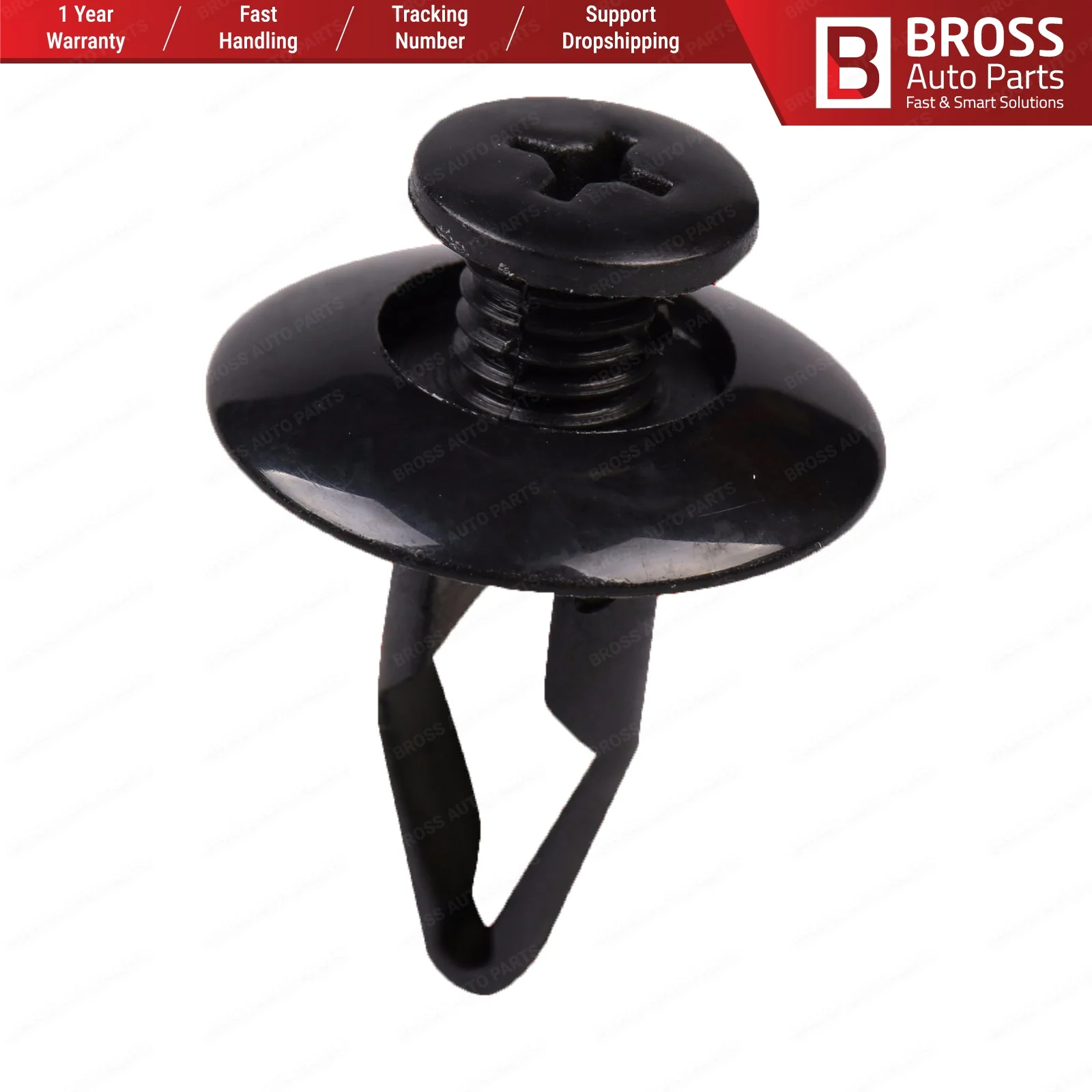 

BCF1108 10 Pieces Inner Fender Push-TypeRetainer for Mazda NA01-56-145; Nissan: 63844-01A00 Made in Turkey