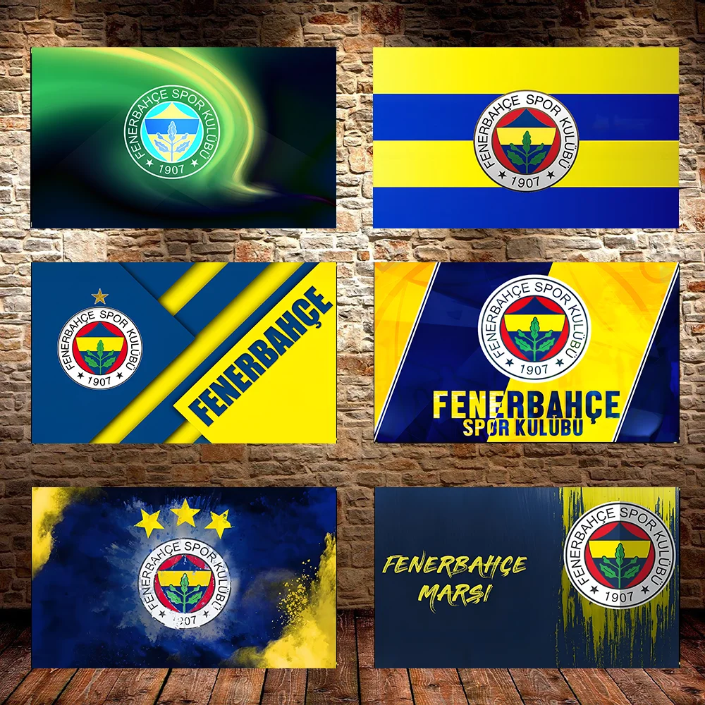 3x5 футов флаг Турции F-Fenerbahce SK 1907 полиэстер цифровая печать с принтом для