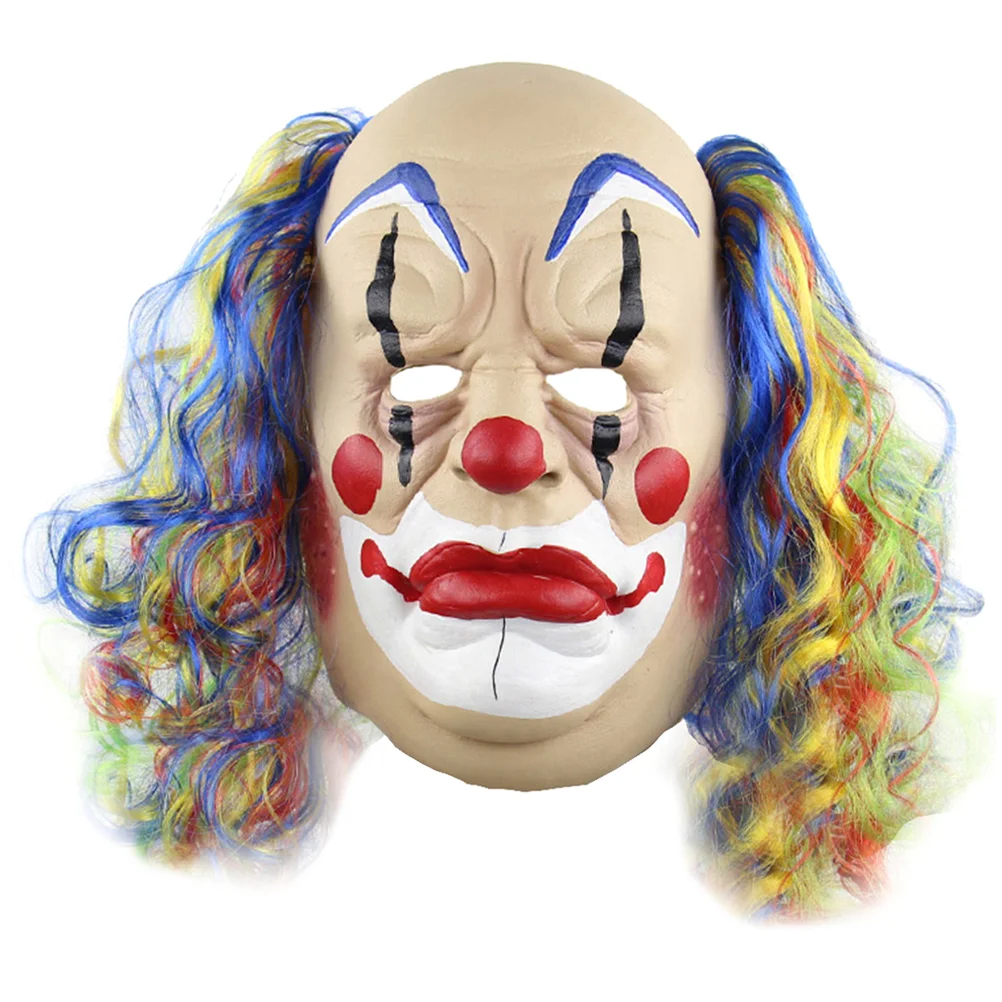 

Halloween Mask Clown Cosplay Mask Scary Spooky Horror Face Mask Fancy Dress Cosplay Prop