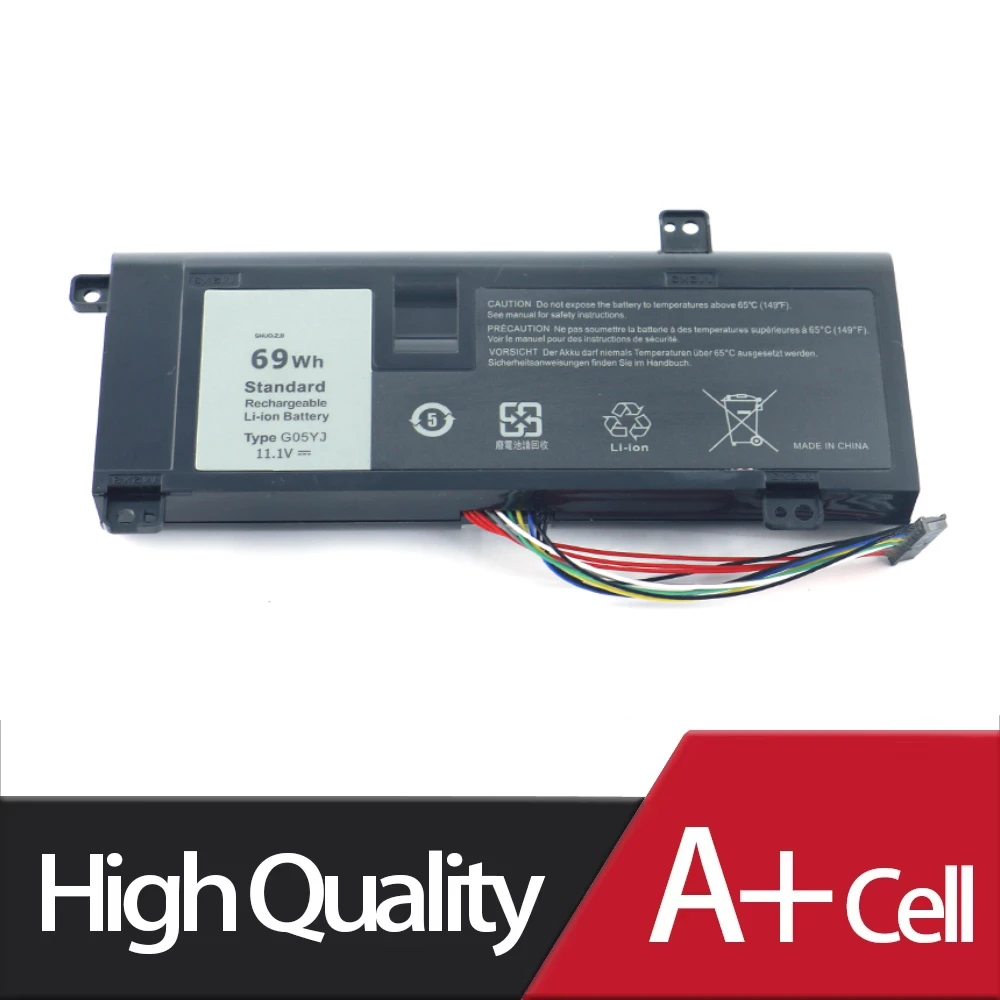 Фото Новый аккумулятор для ноутбука G05YJ для DELL Alienware 14 A14 M14X R3 R4 серии P39G Alienware 14D-1528 14D-4528 Y3PN0 GO5YJ 8X70T 11,1 В №2