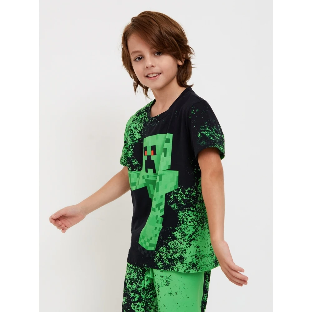 Костюм спортивный для мальчика FortyFour KSS026 зеленый хлопок 100% |