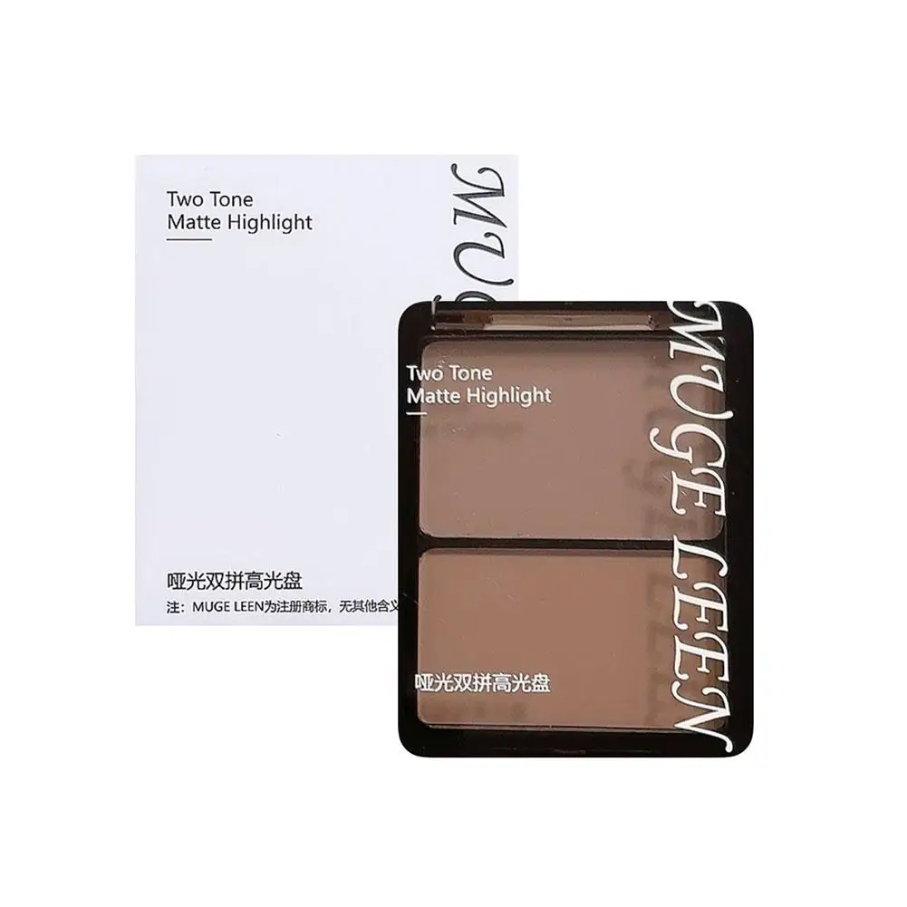 Matte Highlight Double Combination для осветления носа Disc Комбинированная теневая пудра Румяна
