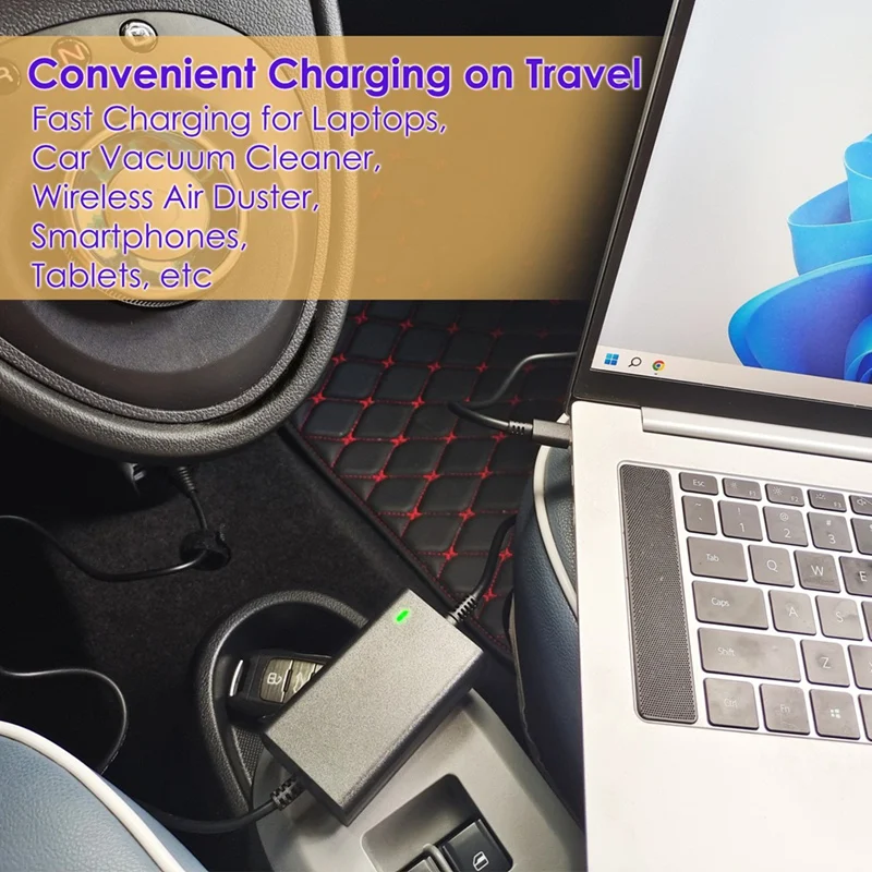 Универсальное автомобильное зарядное устройство 100 Вт 12-24 В для планшетов с