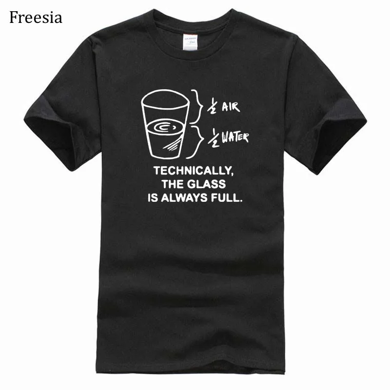 

Футболка мужская с забавным принтом, 100% хлопок, круглый вырез, Повседневная рубашка с короткими рукавами, свободная футболка, лето