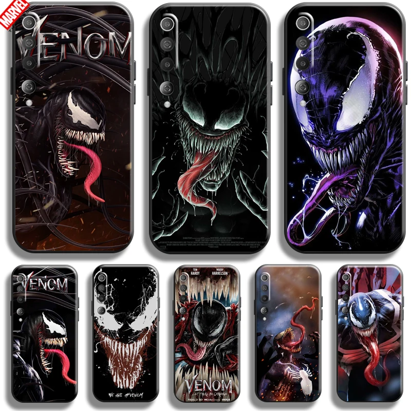 

Venom Marvel For Xiaomi Mi 10 10T Pro 5G Phone Case Soft Silicon Coque Cover Black Funda Hulk Comics Captain America